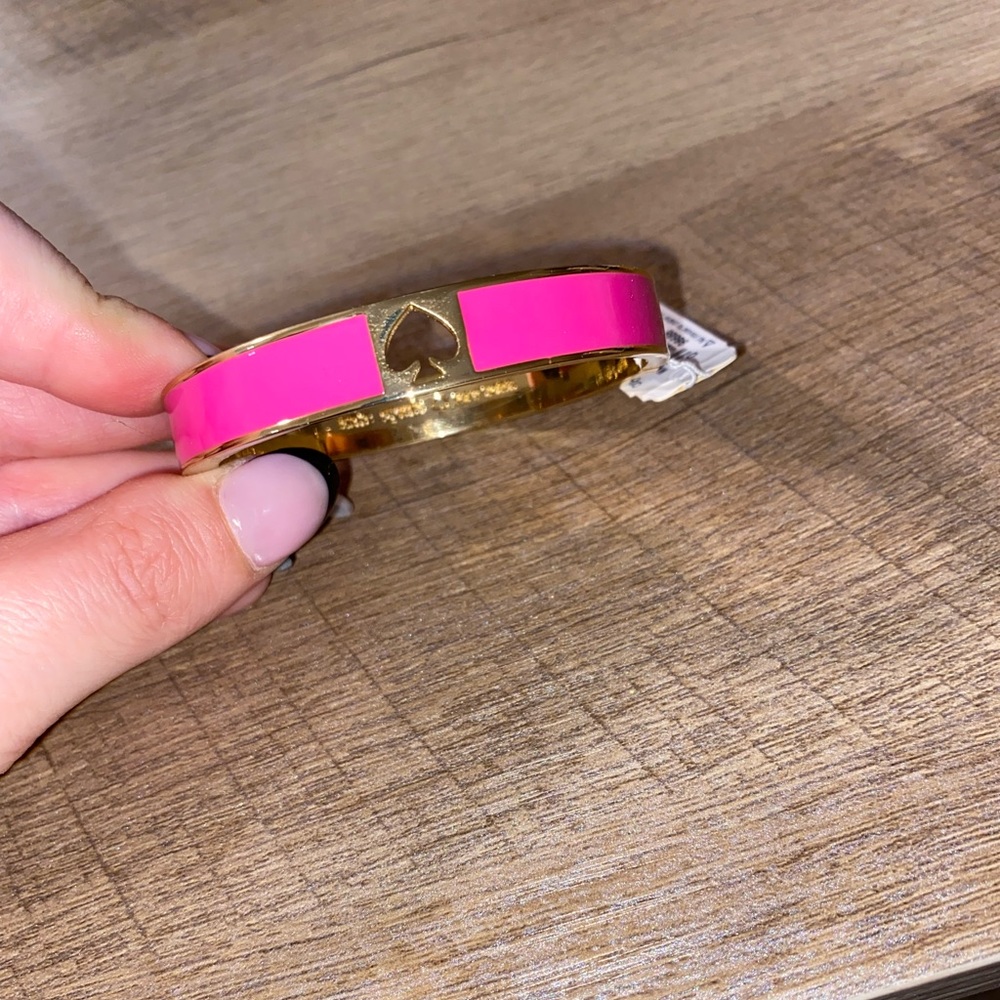 Kate Spade Pink Enamel Bracelet